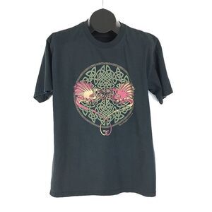 Vintage Keltic Designs By Jen Delyth Graphic T-Shirt Men's Large Dragons 1990s